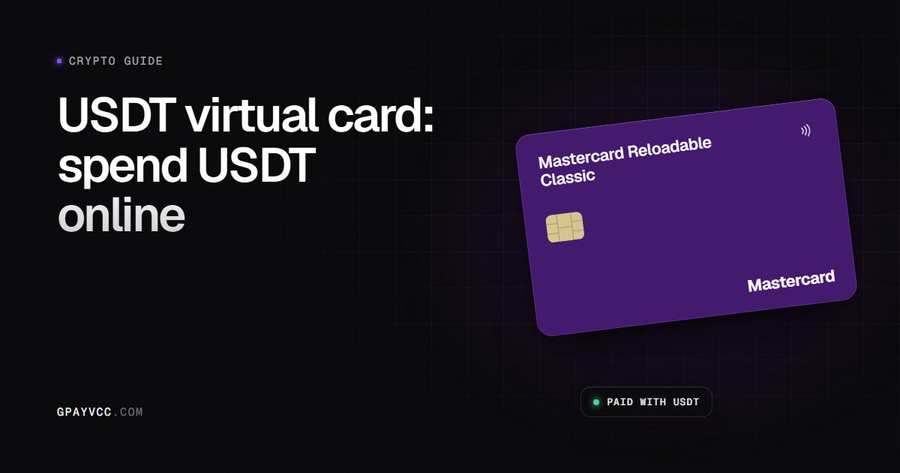 USDT virtual card: spend USDT online