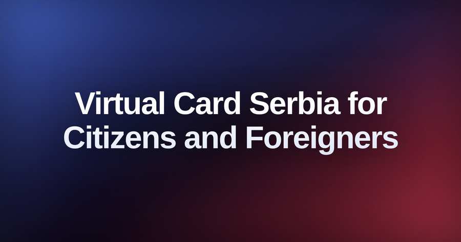 virtual card serbia